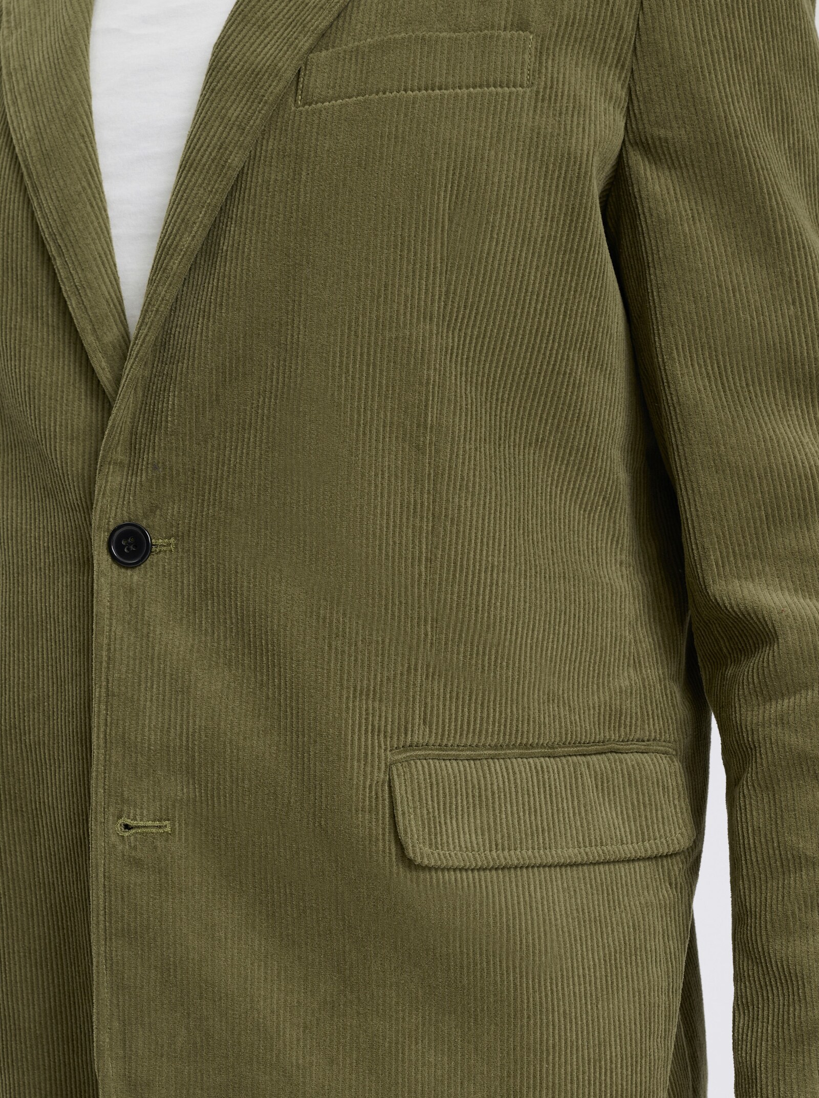 Marco Donati Sakko aus Cord, reine Baumwolle - oliv