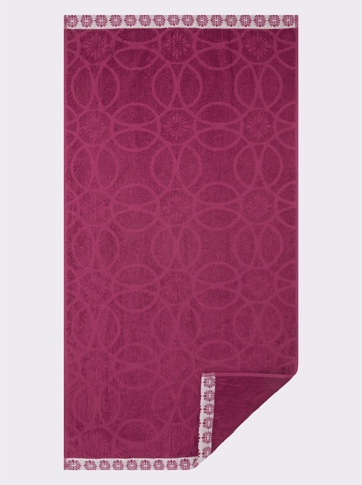 wäschepur Handdoek - malve