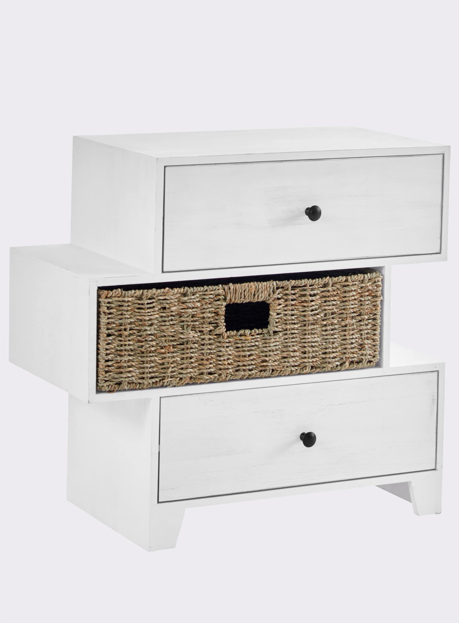 heine home Kommode - weiß-natur