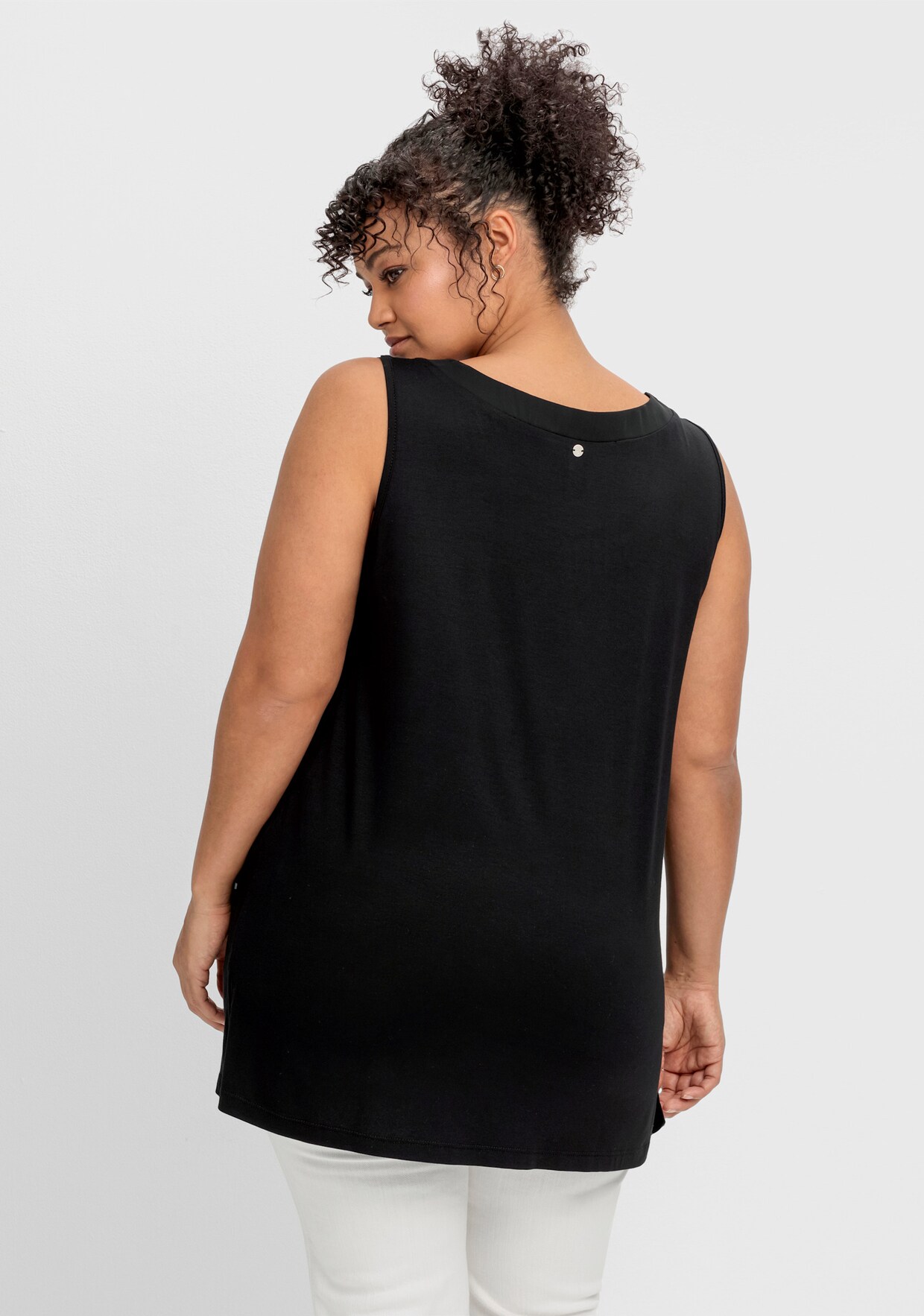 sheego 2-in-1-top - zwart