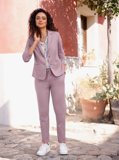 Jersey blazer - mauve