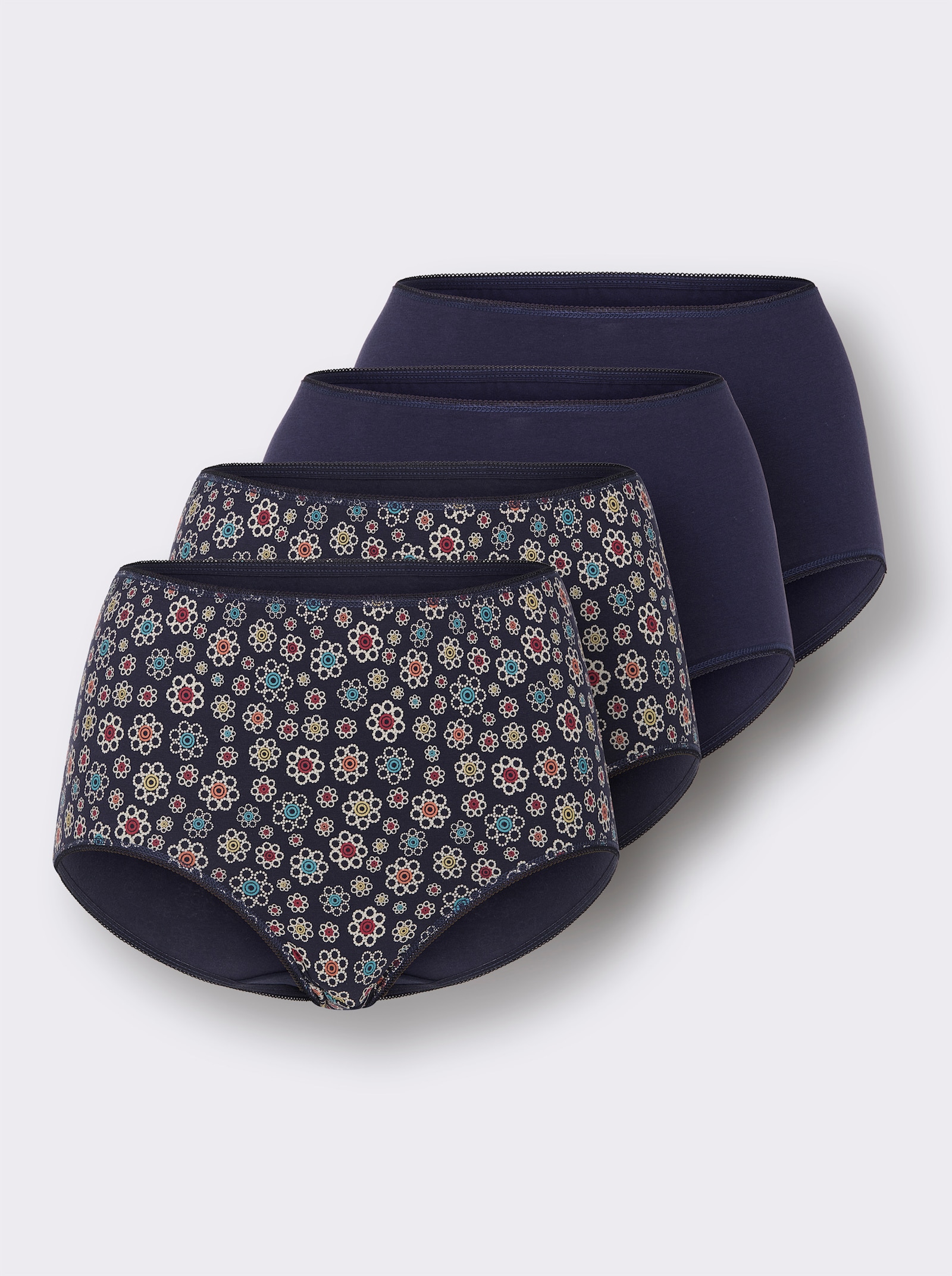 Slips - marine + marine imprimé