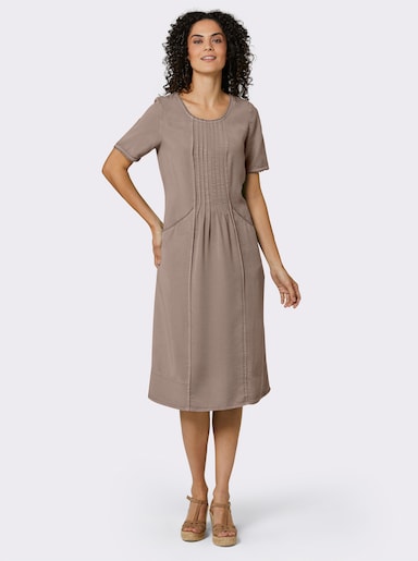 CREATION L PREMIUM Sommerkleid in Lyocell-Qualität - sesam