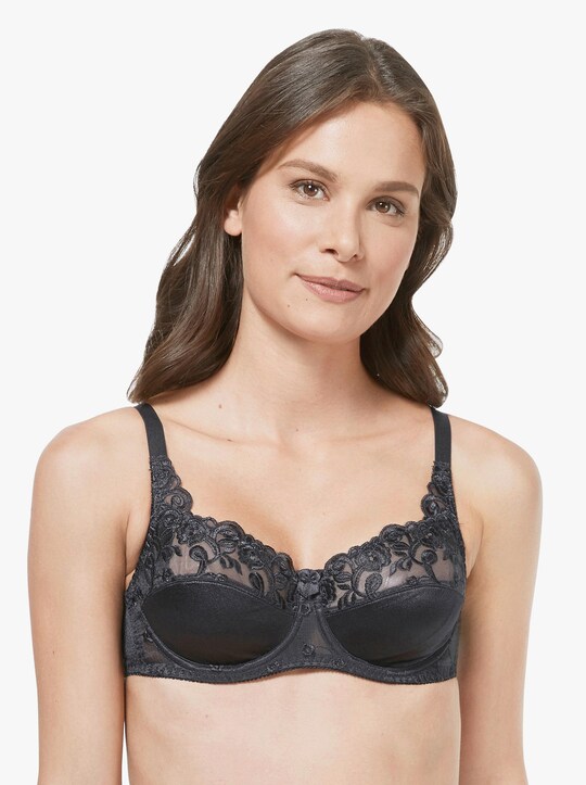 Naturana Bügel-BH - schwarz