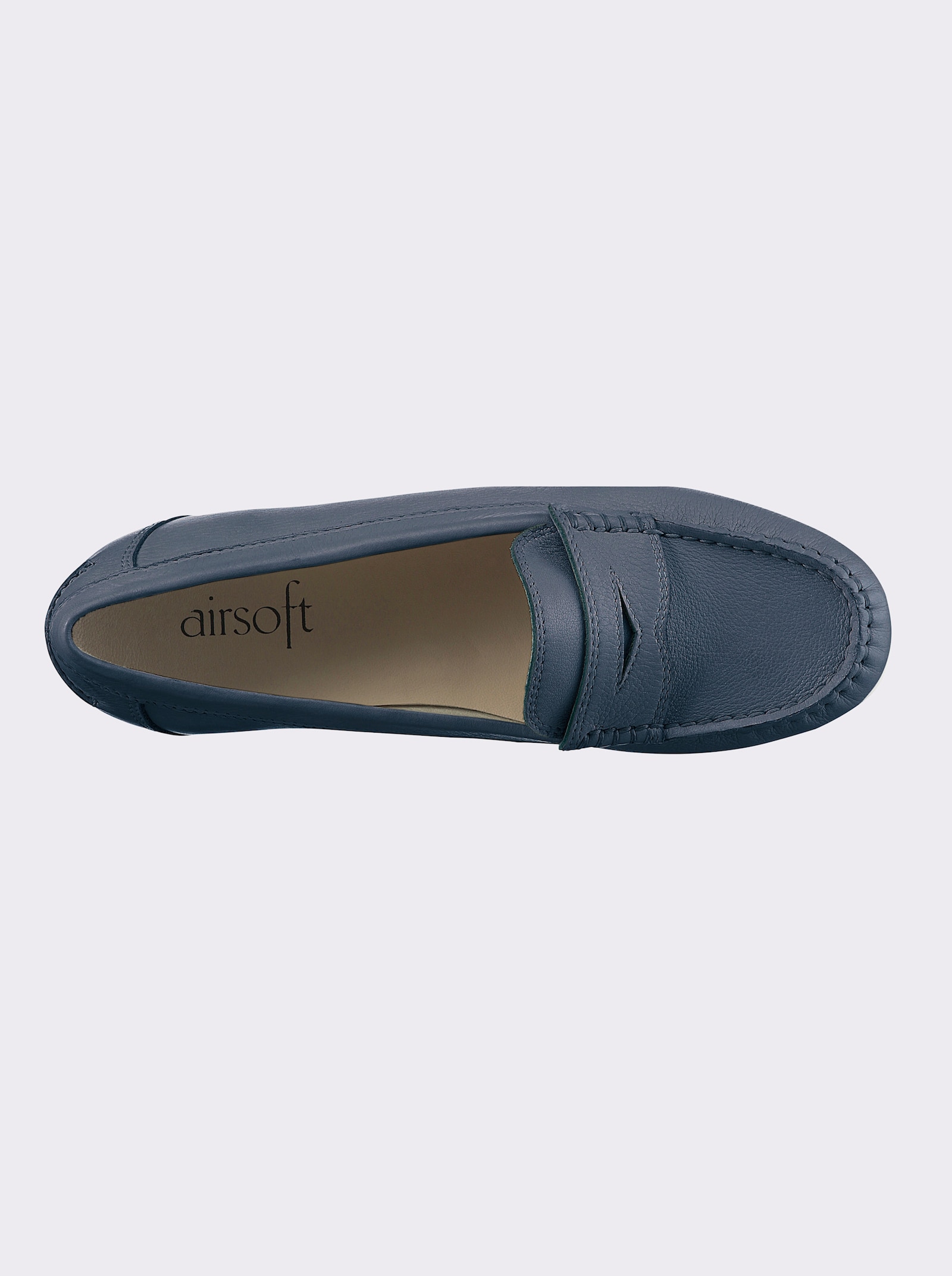 airsoft modern+ Slipper in Mokassin-Machart - marine