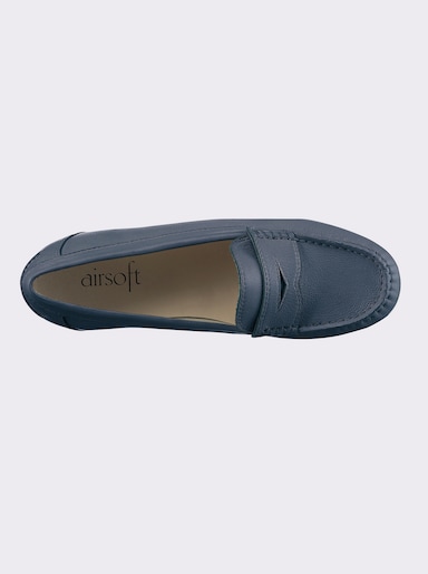 airsoft modern+ Slipper in Mokassin-Machart - marine