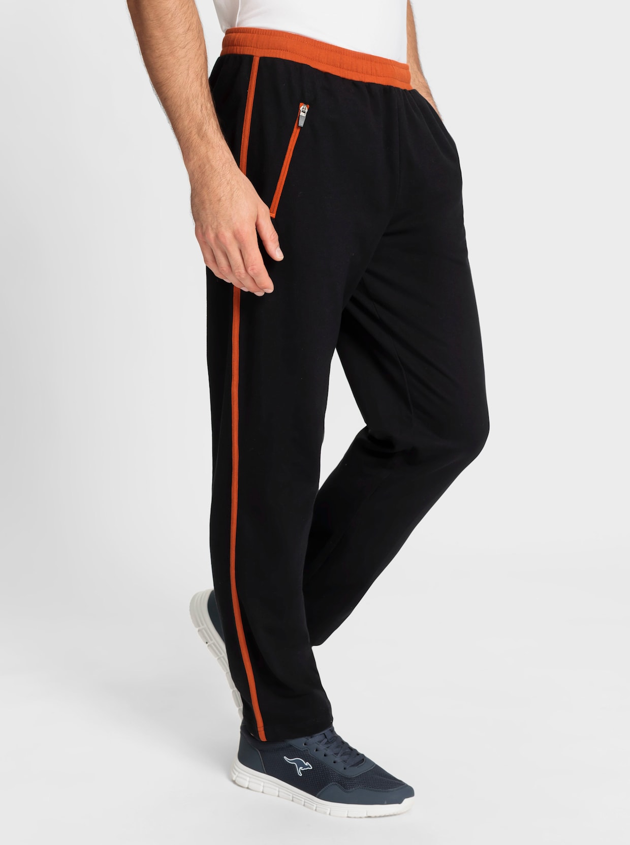 Catamaran Sports Vrijetijdsbroek - schwarz-rostrot