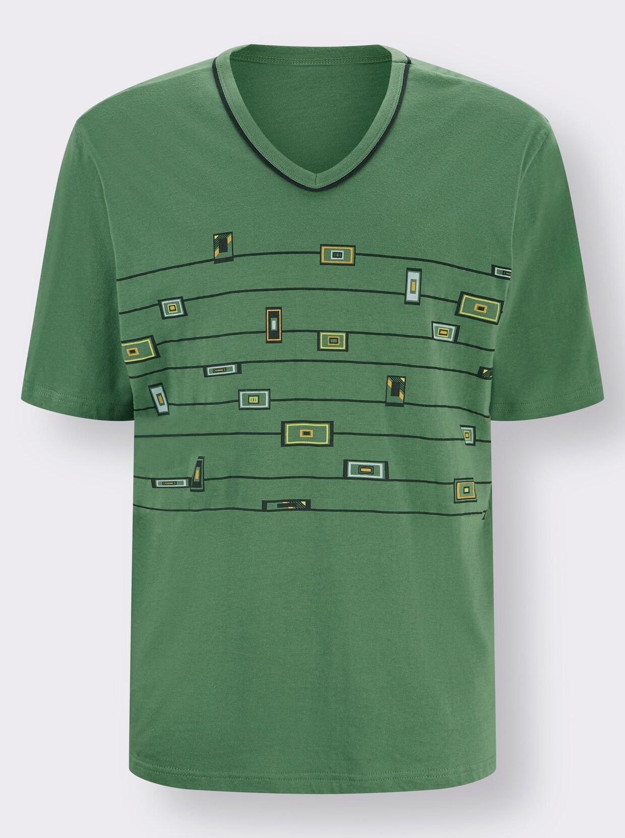 Top Ten Krátké pyžamo - zelená-antracitová