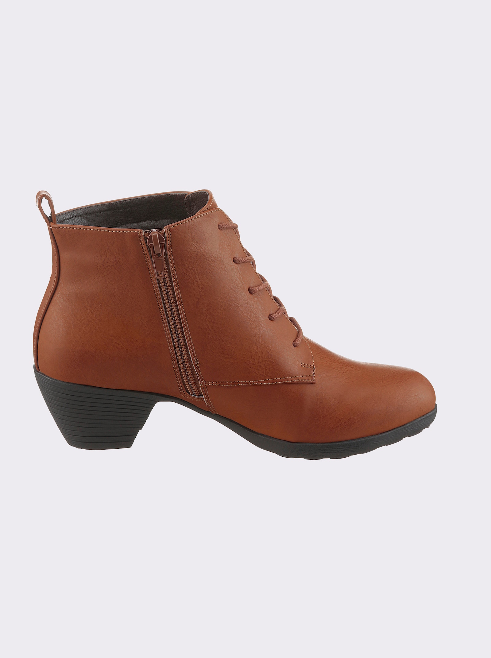 Andrea Conti Stiefelette - cognac