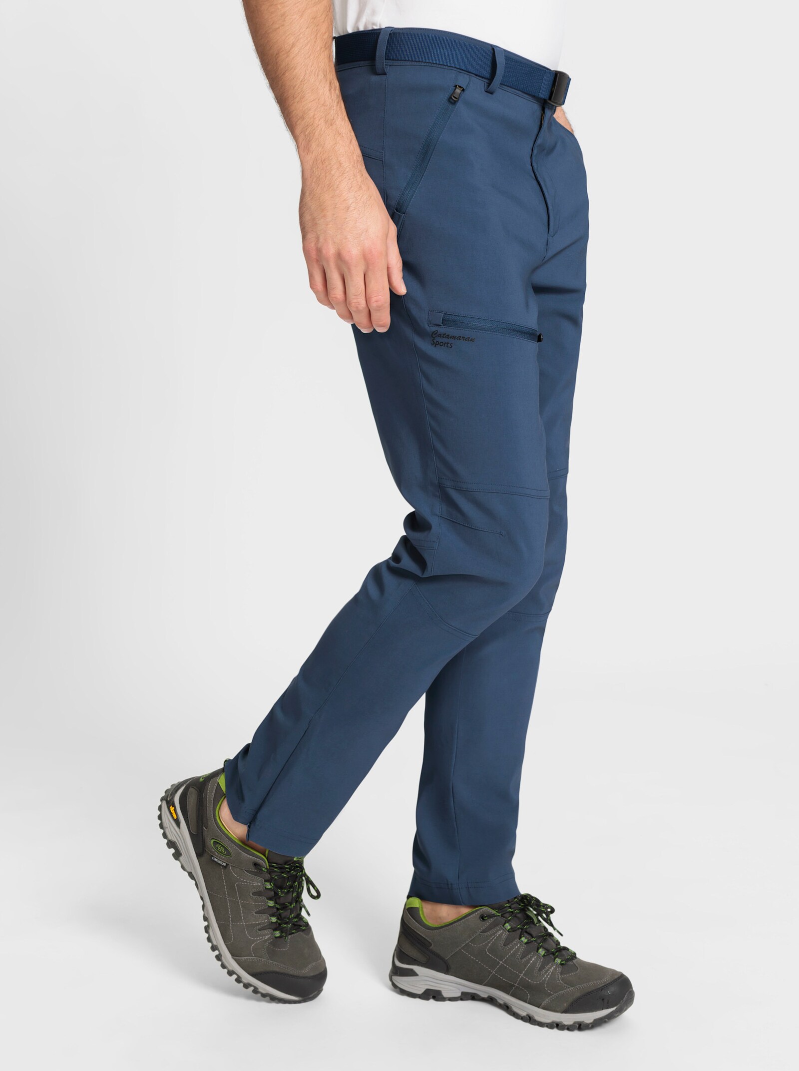Catamaran Sports Trekkinghose inklusive Gürtel - dunkelblau