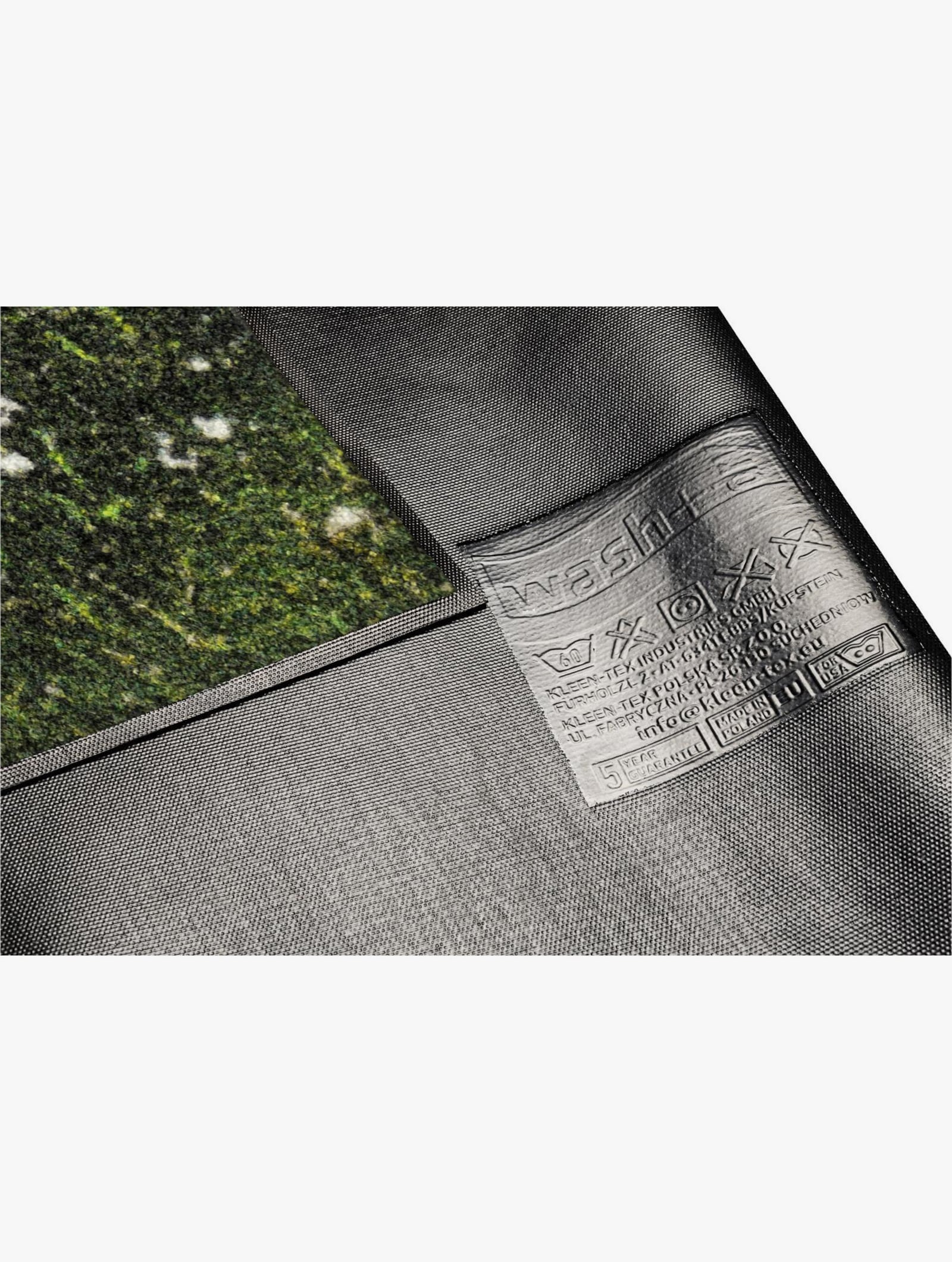 wash+dry by Kleen-Tex Fußmatte - grün-braun-bedruckt