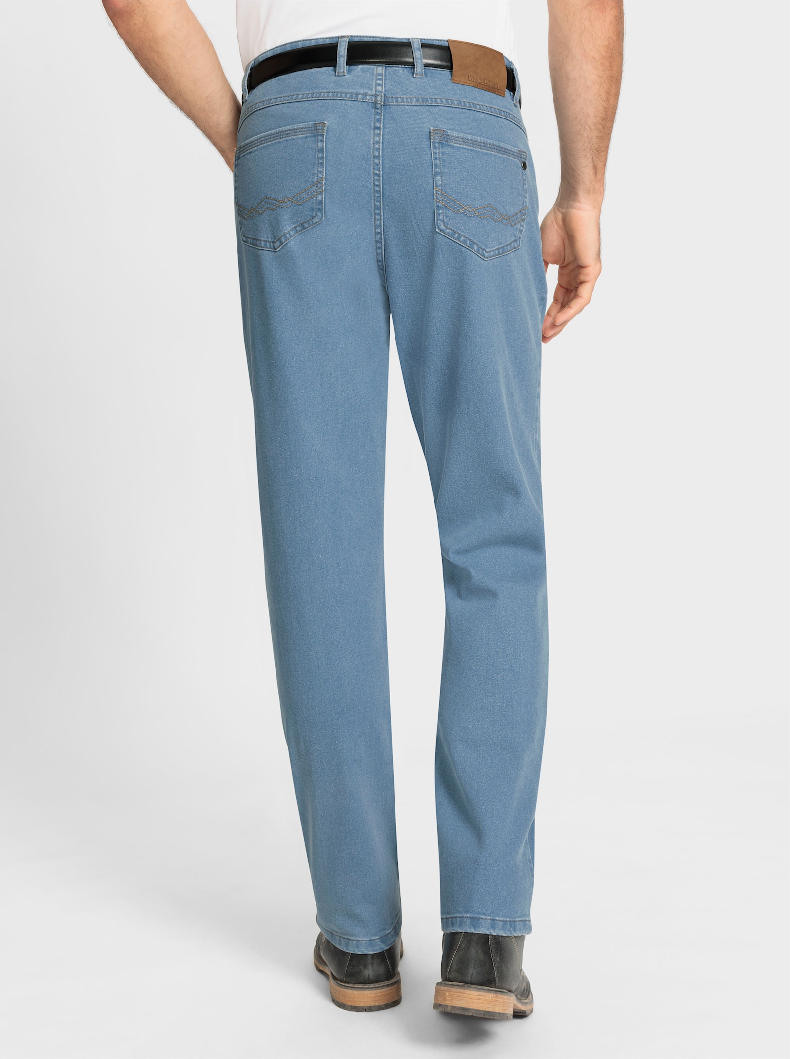 Marco Donati 5-Pocket-Jeans in Baumwoll-Stretch-Qualität - blue-bleached