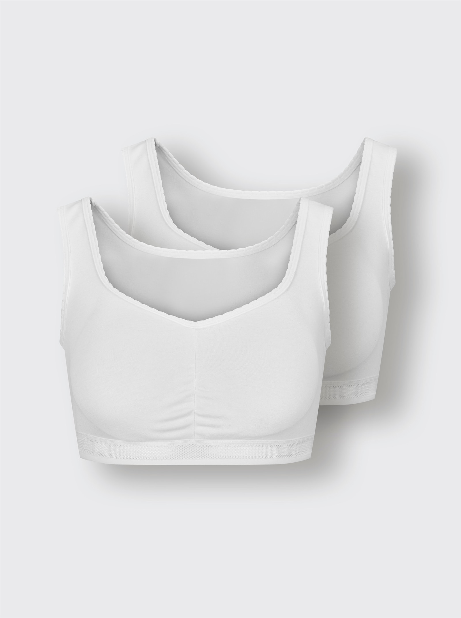 wäschepur Bustier - 2x weiss