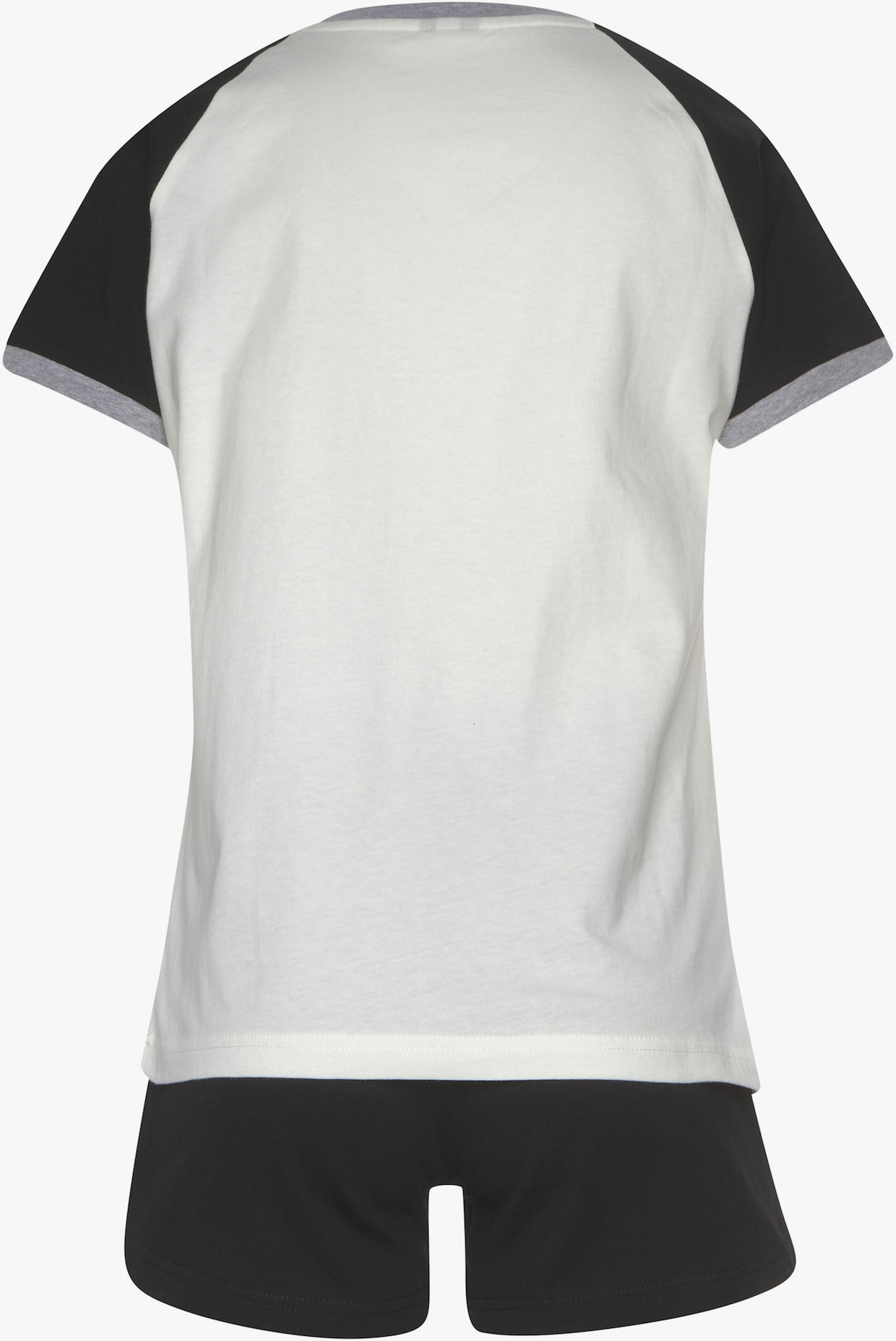 KangaROOS Shortama - zwart/wit