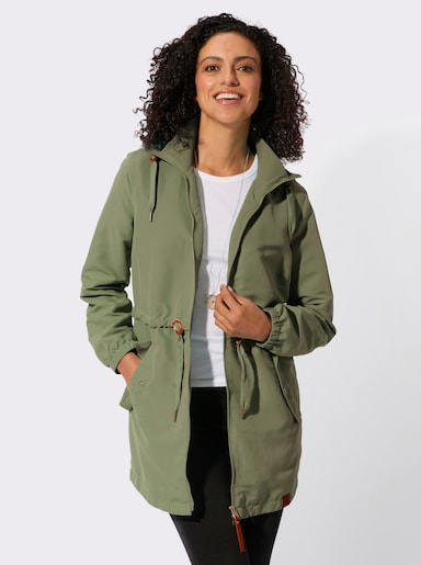 Parka mit 2-Wege-Reißverschluss - khaki