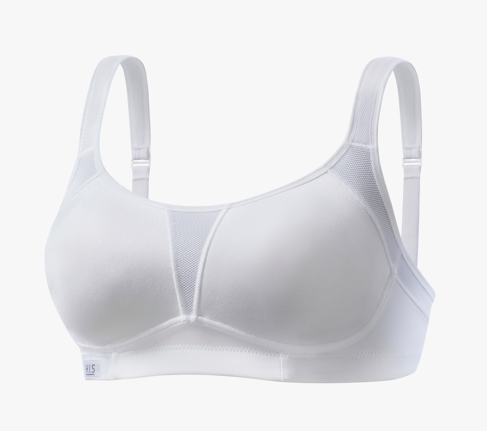 H.I.S Sport-BH - weiß