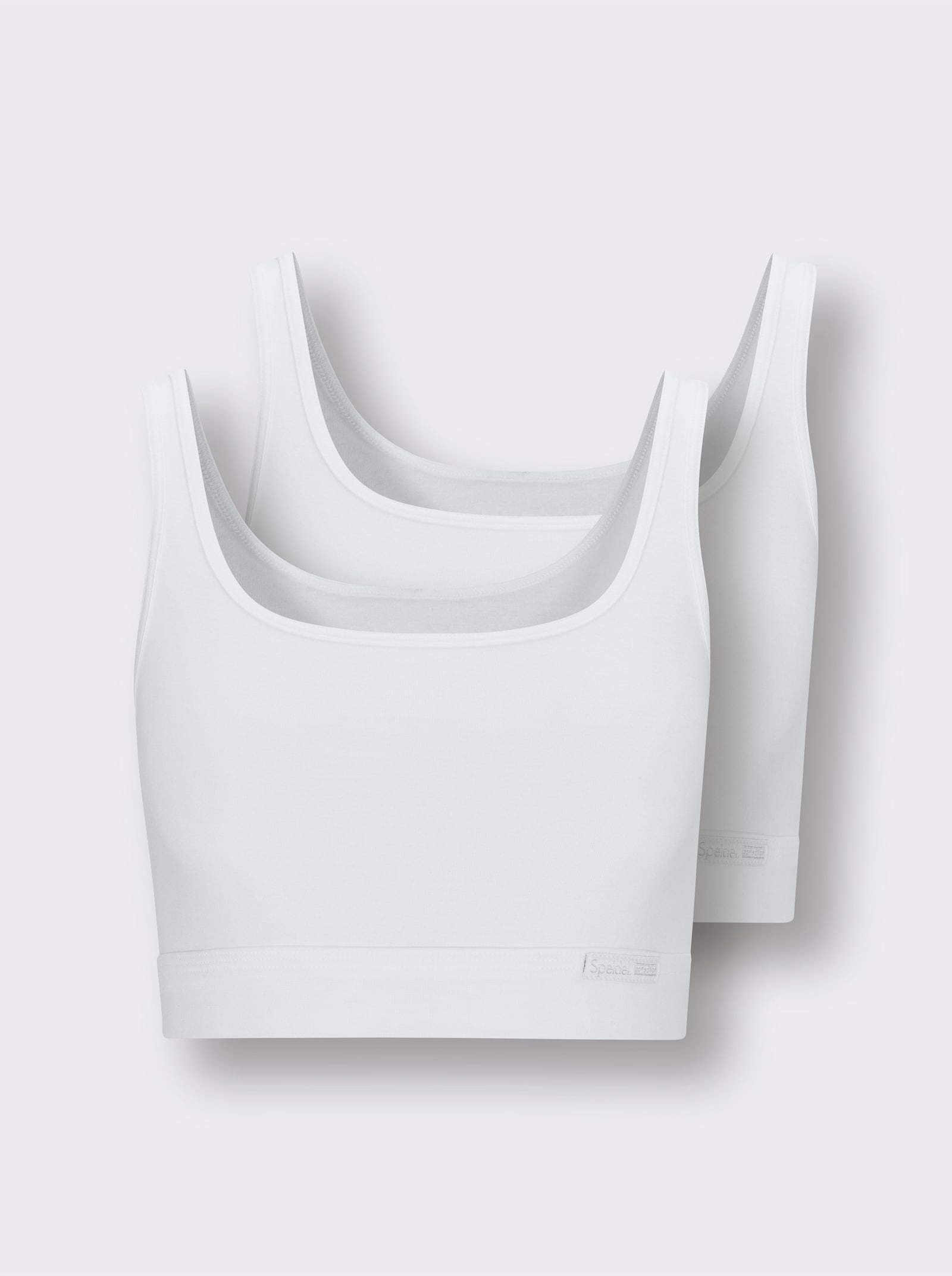 Speidel Bustier aus reiner Baumwolle - weiß