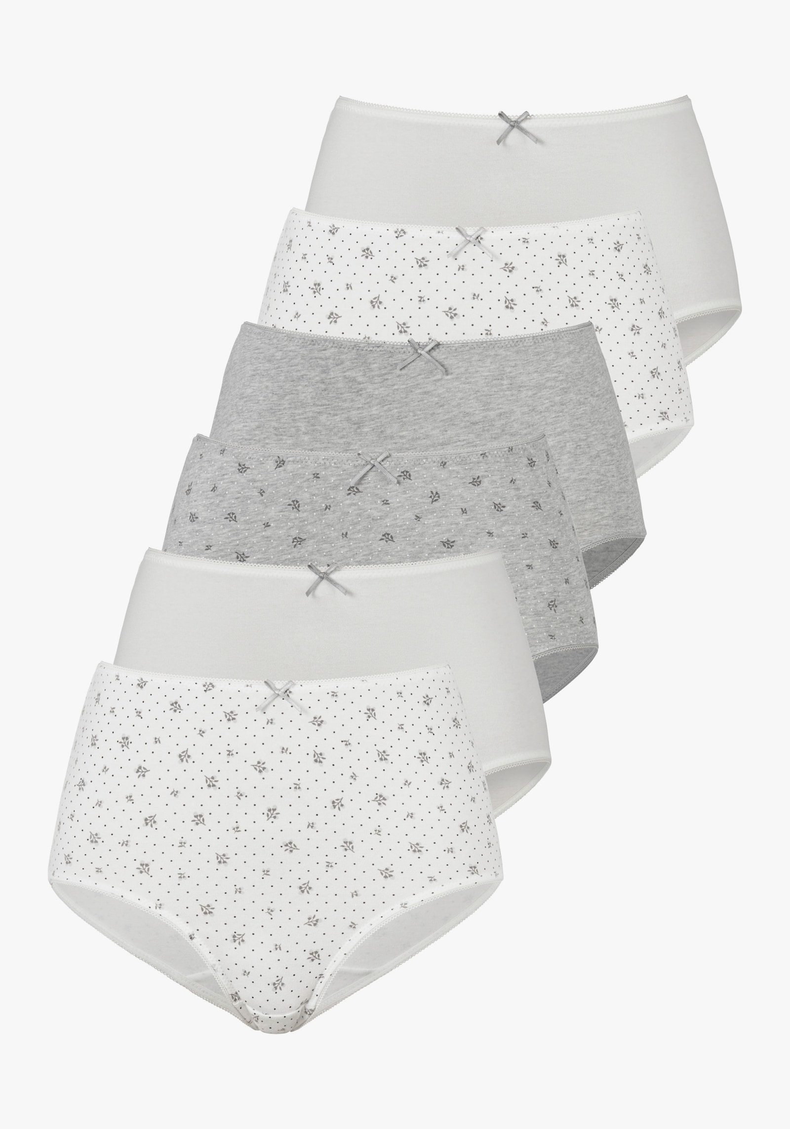 petite fleur Taillenslip - grau, creme