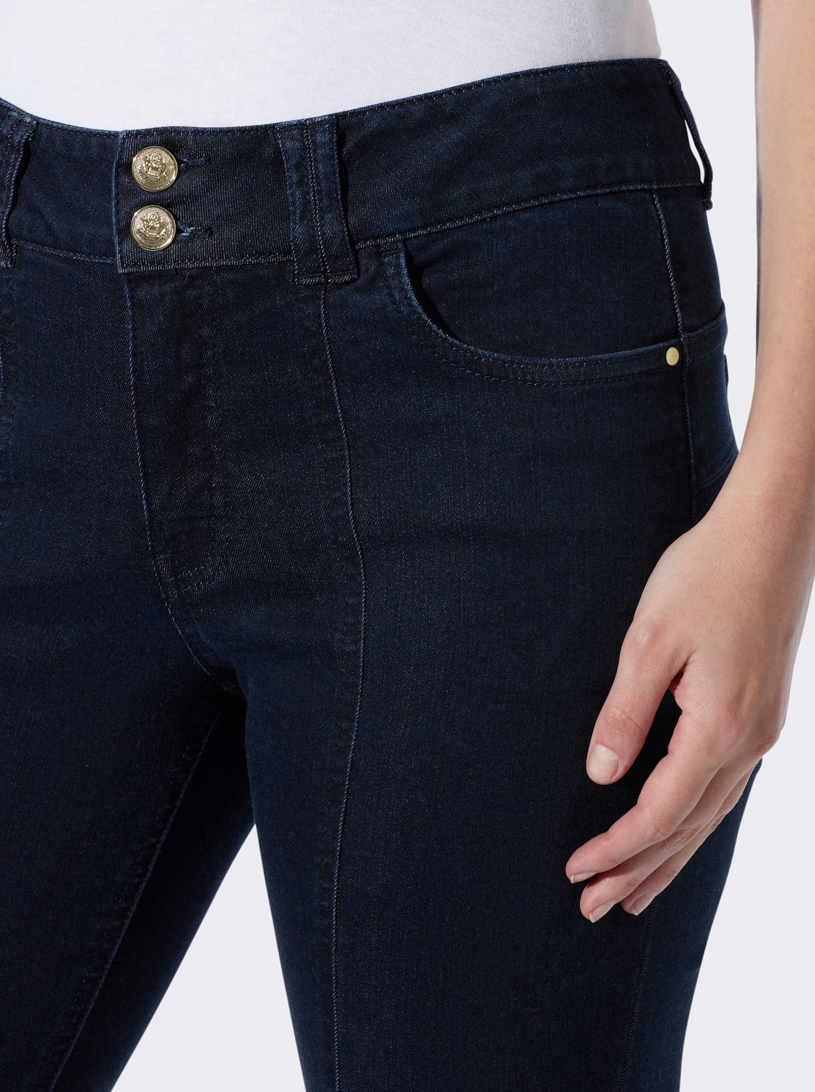 heine Push-up-Jeans im modischen Bootcut-Style - dark blue