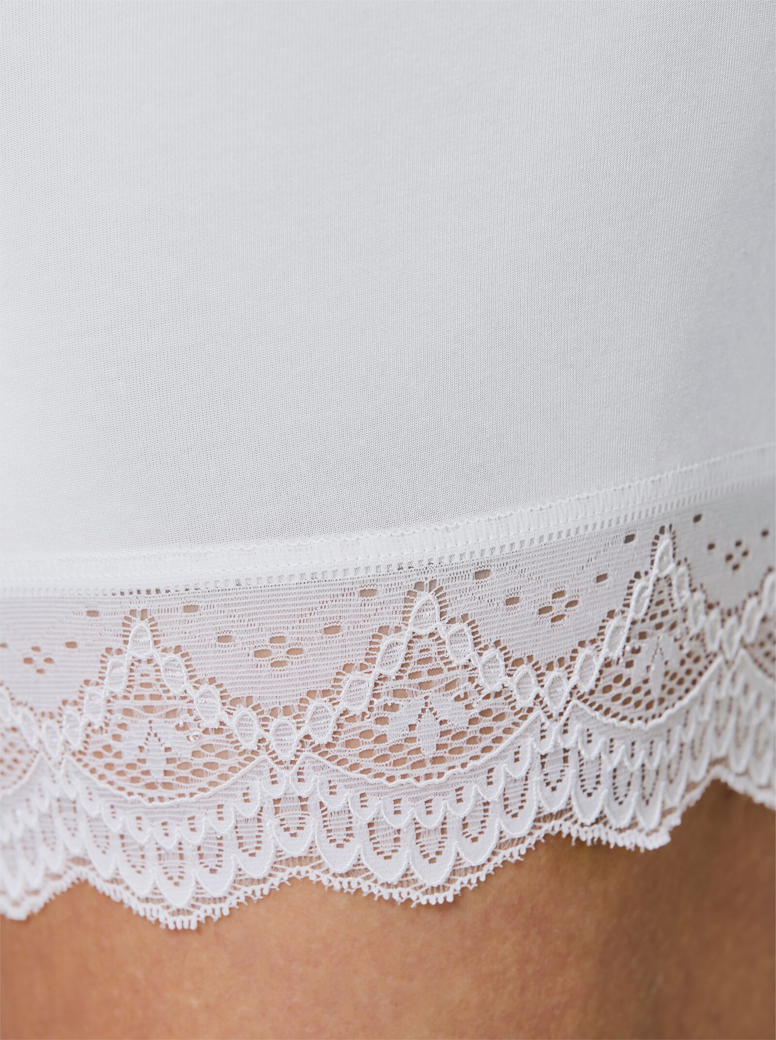 Speidel Longpanty mit Spitze - weiß