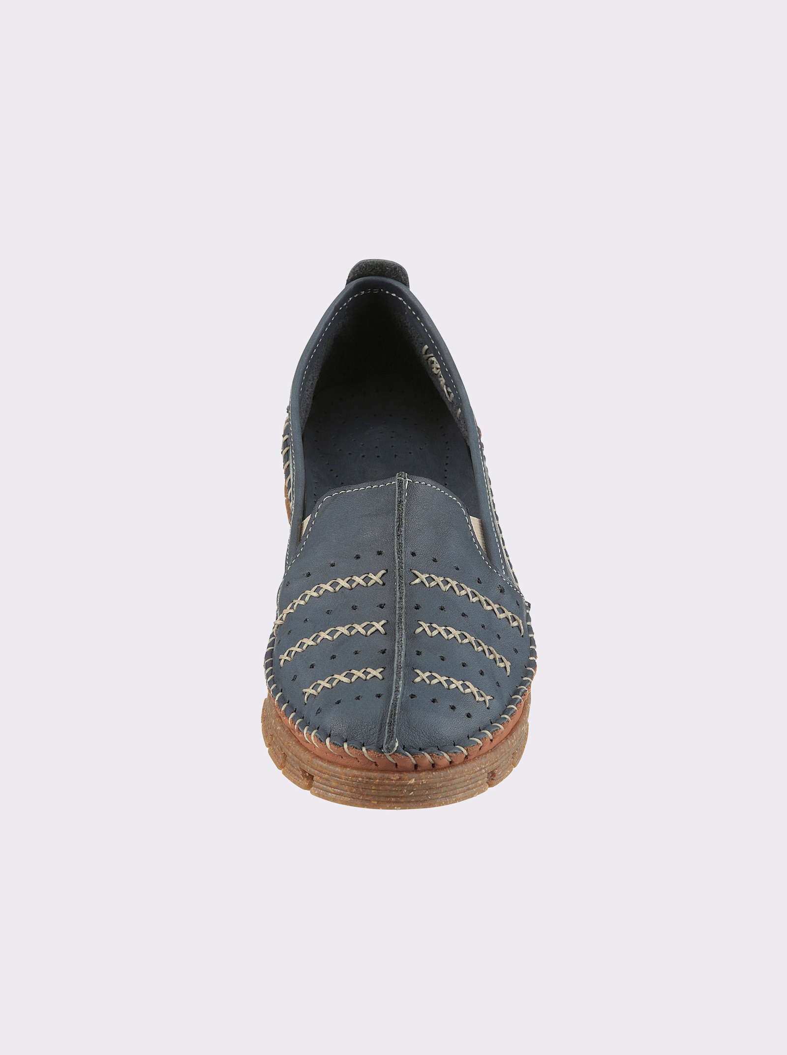 Gemini Slipper mit Wechselfußbett - jeansblau