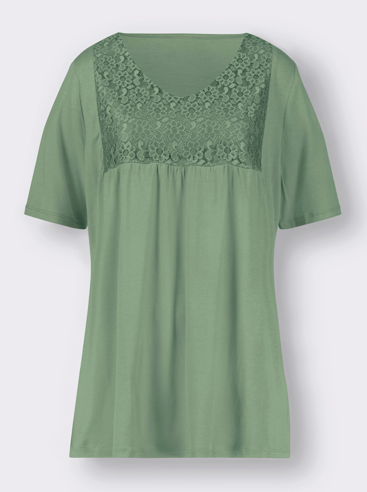 Shirt met korte mouwen - eucalyptus