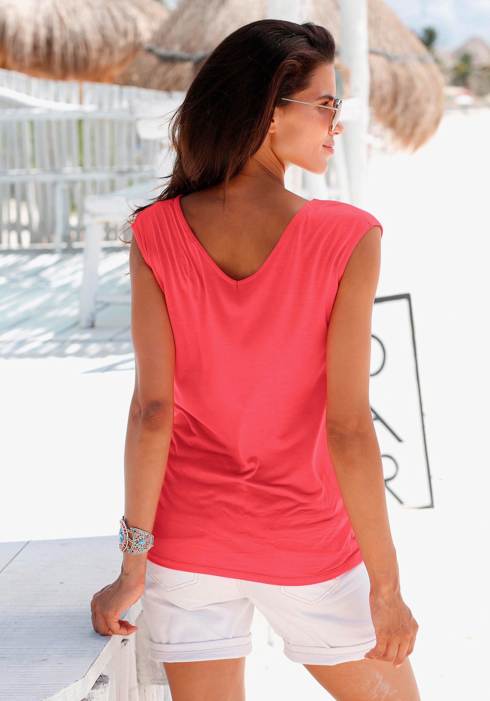 s.Oliver T-Shirt - koralle