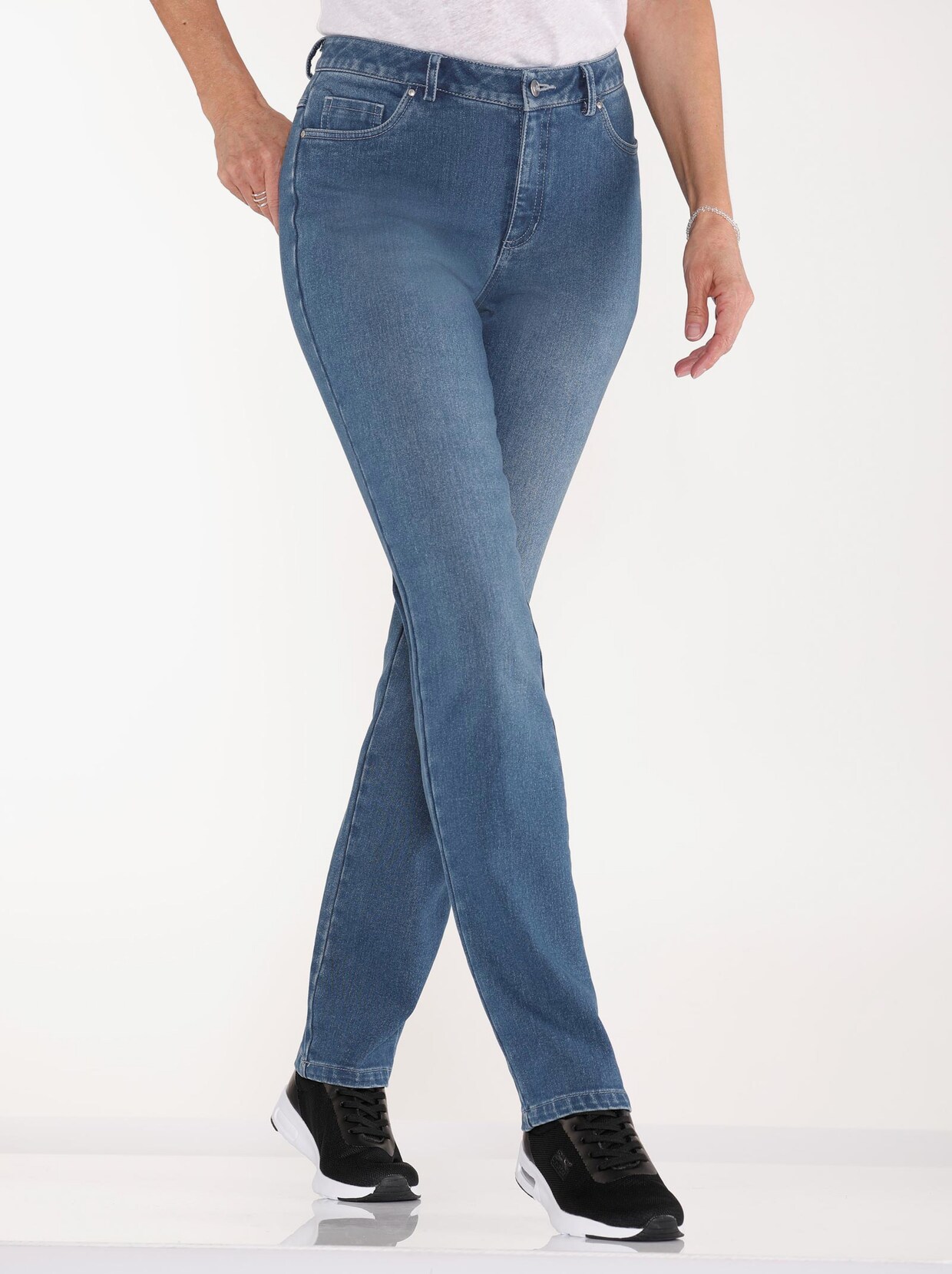 Jeans - blue-bleached