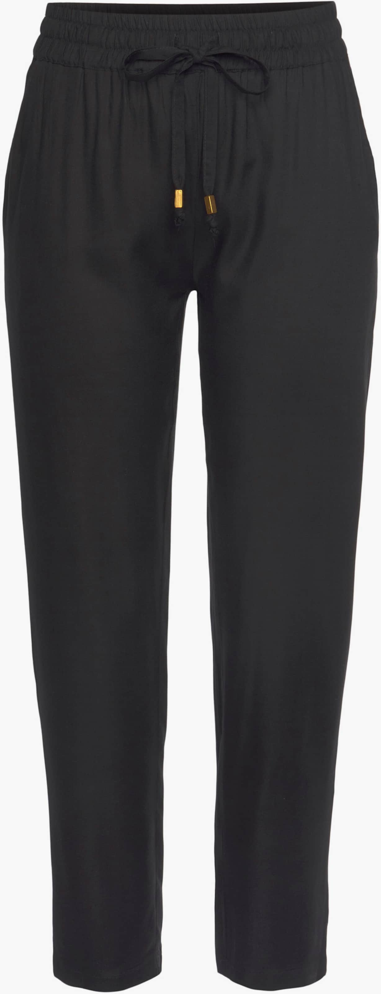 LASCANA Pantalon - noir