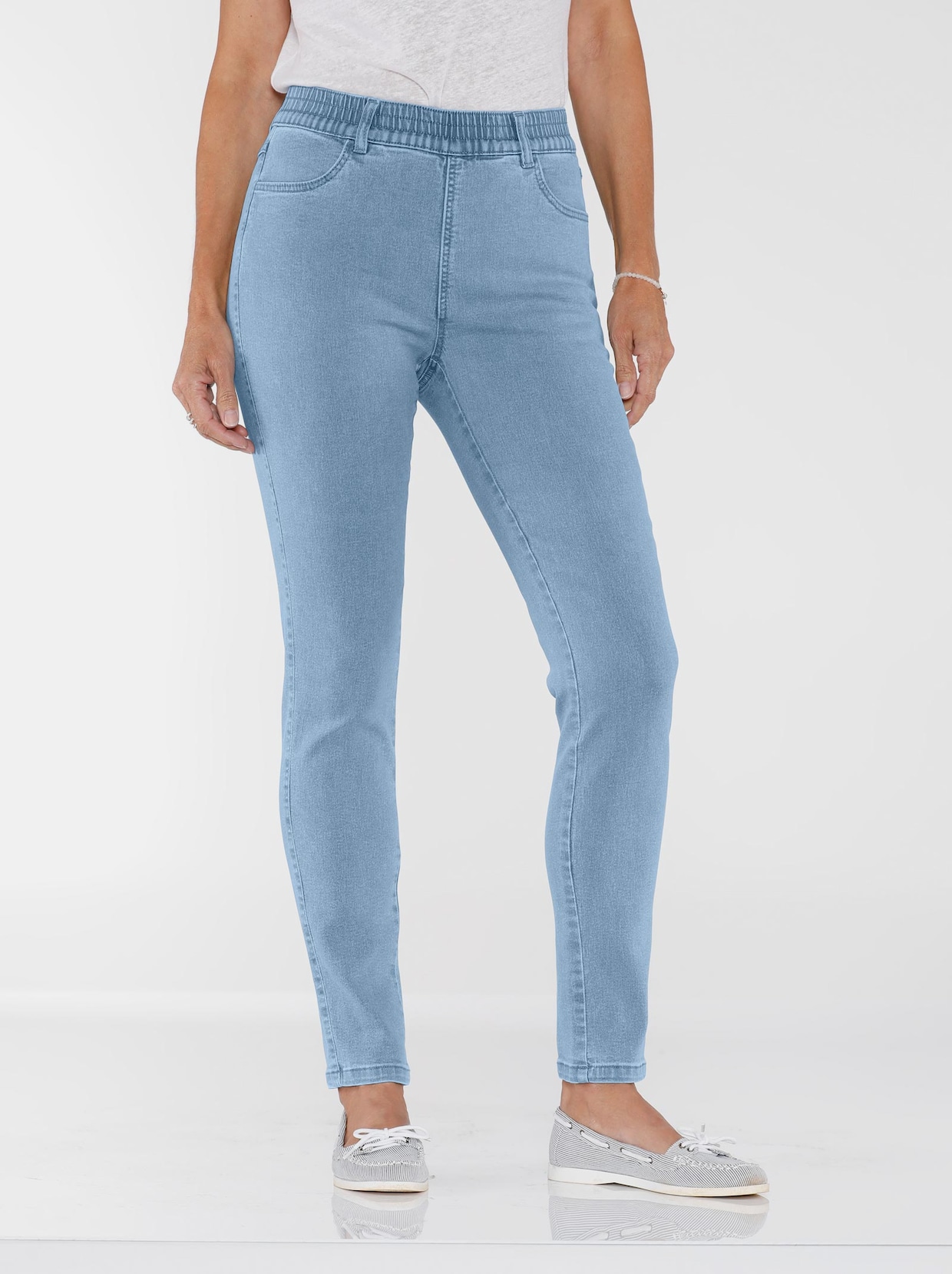 Jeans - blue-bleached