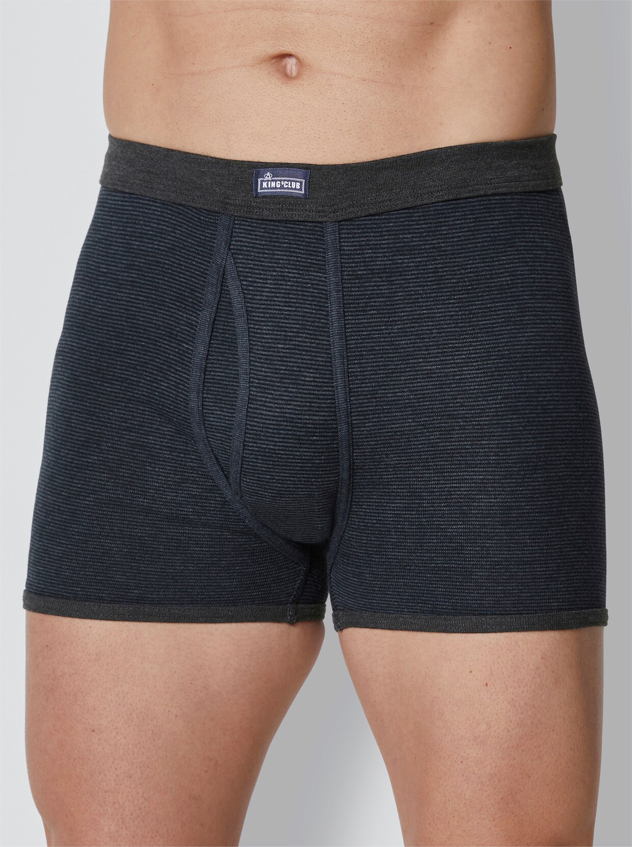 Hose kurz - anthrazit-marine