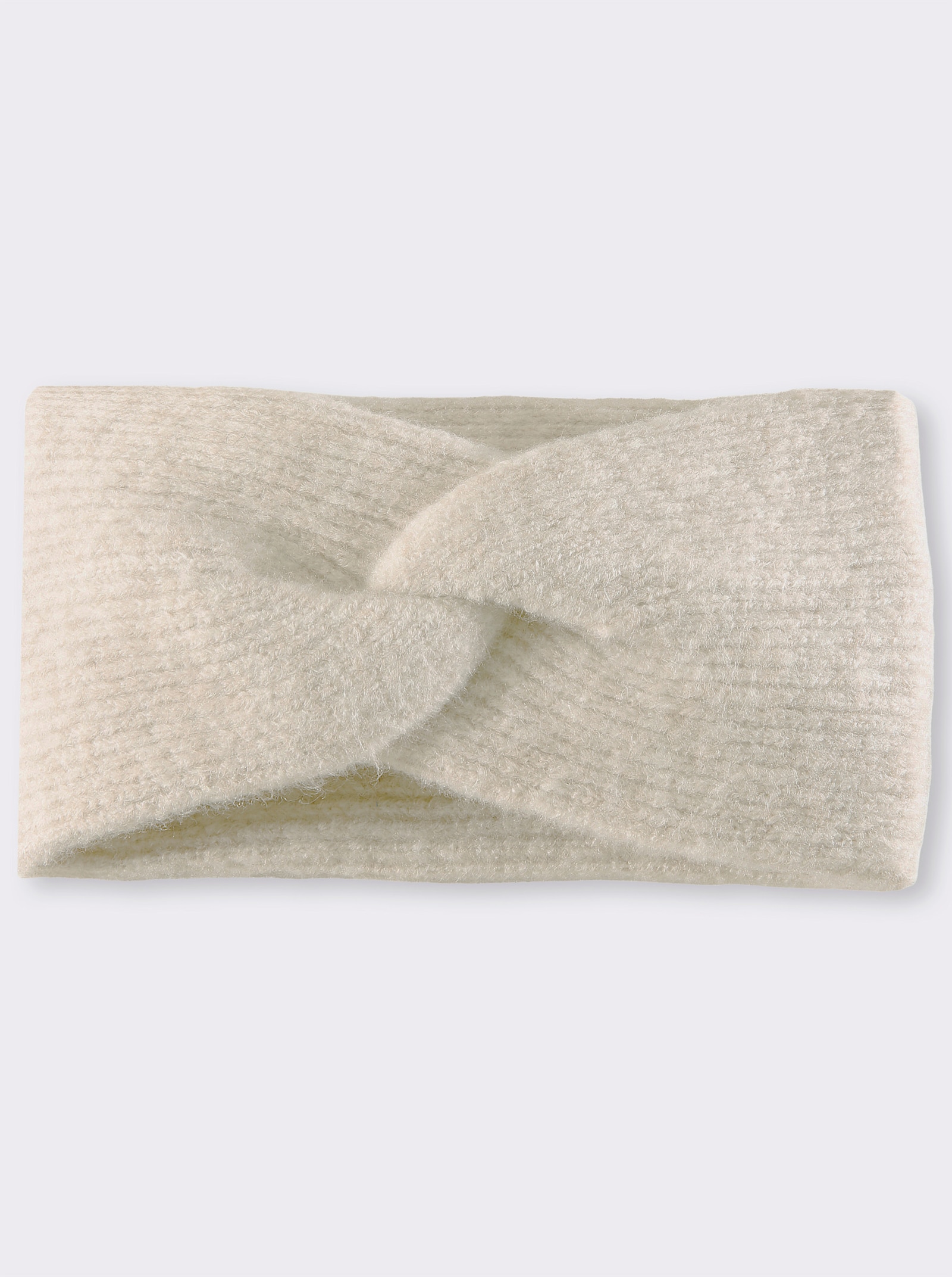 Stirnband mit Knoten - beige