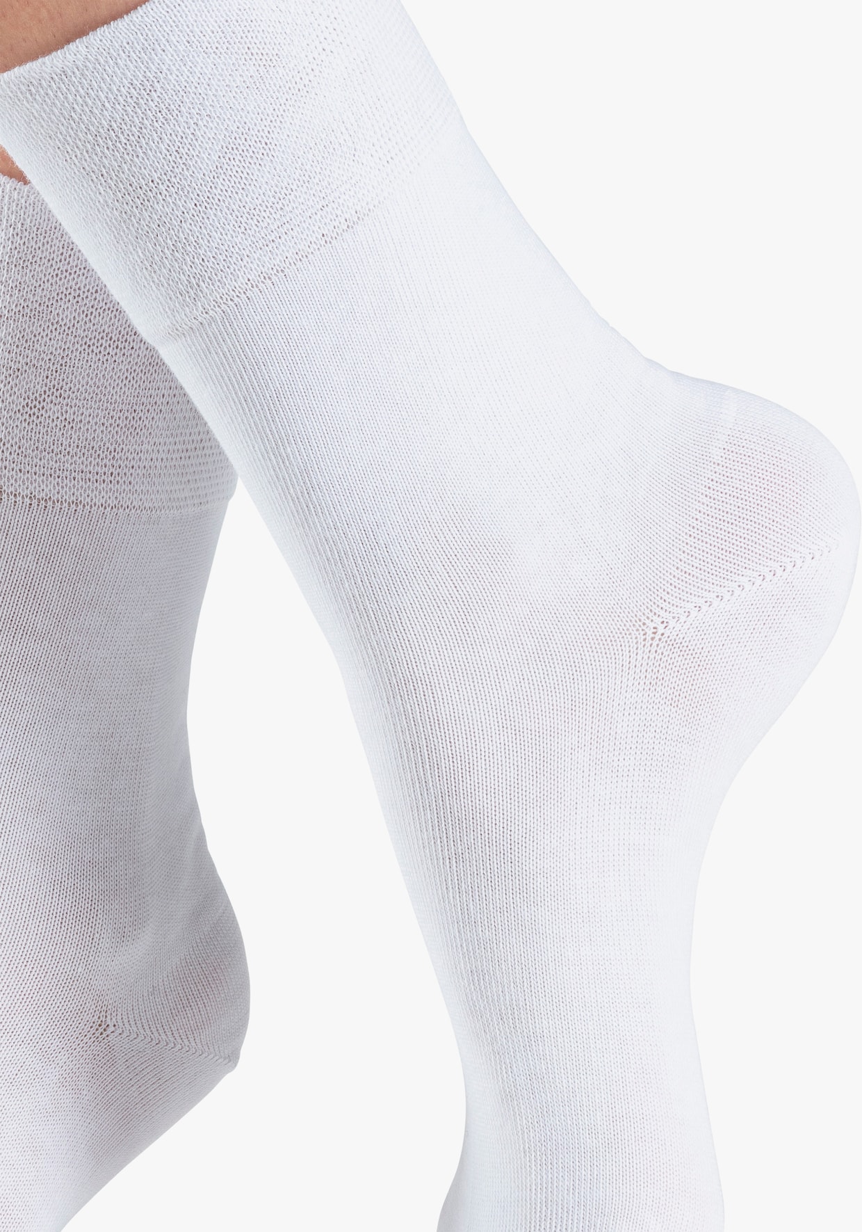 H.I.S Chaussettes - 6x blanc