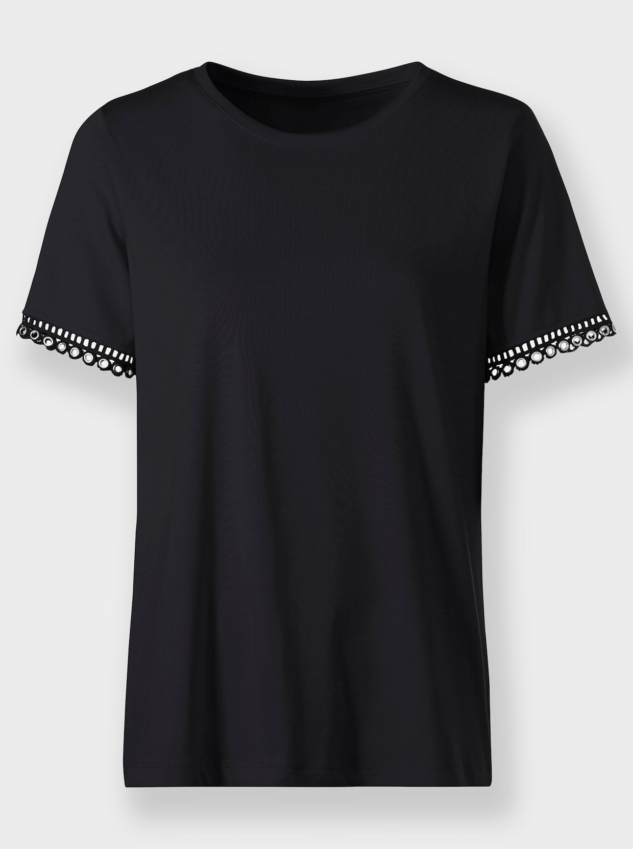 heine Shirt met korte mouwen - zwart