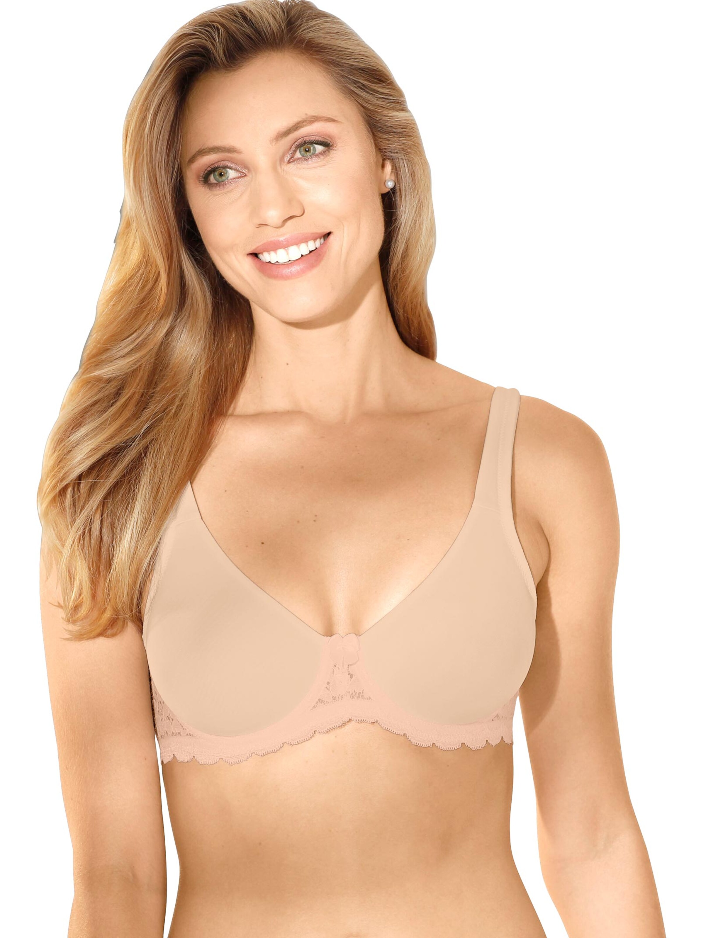 T-Shirt-BH mit Bügel - haut