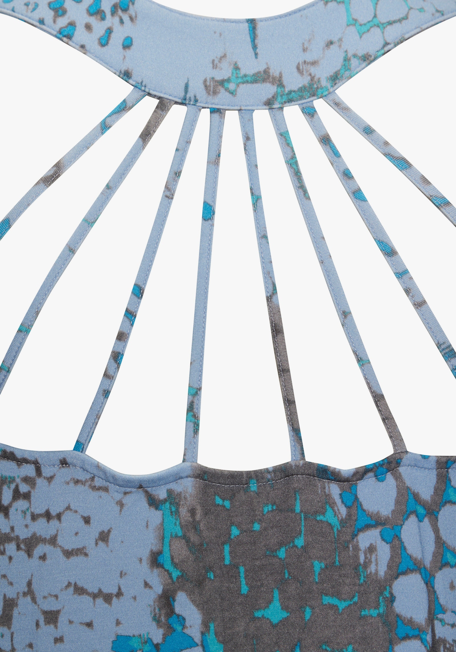 Buffalo Strandkleid - blau bedruckt