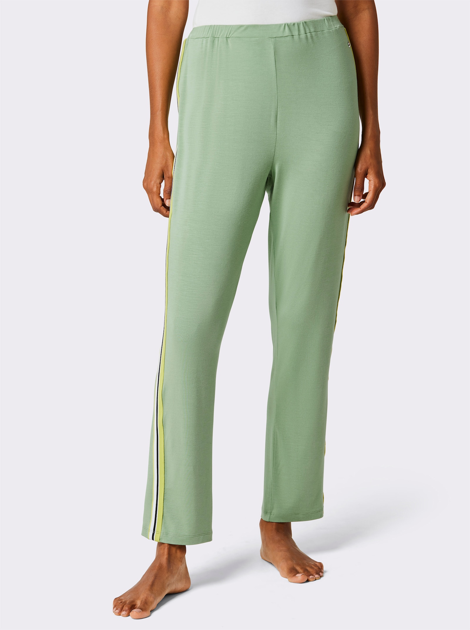 CREATION L PREMIUM Broek van modal - eucalyptus