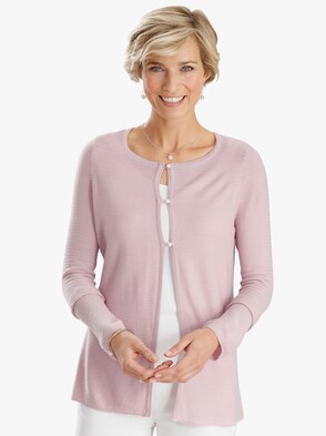 Strickjacke - rosé