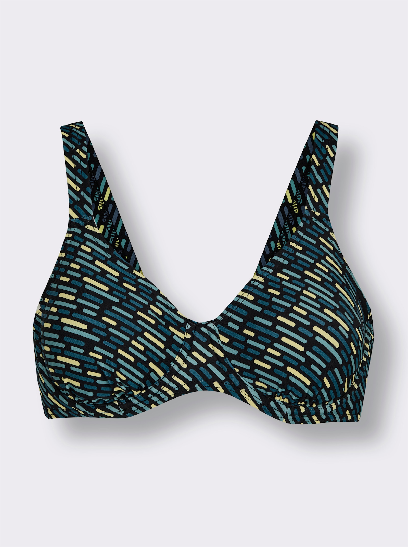 feel good Bikini-Oberteil - schwarz-topas