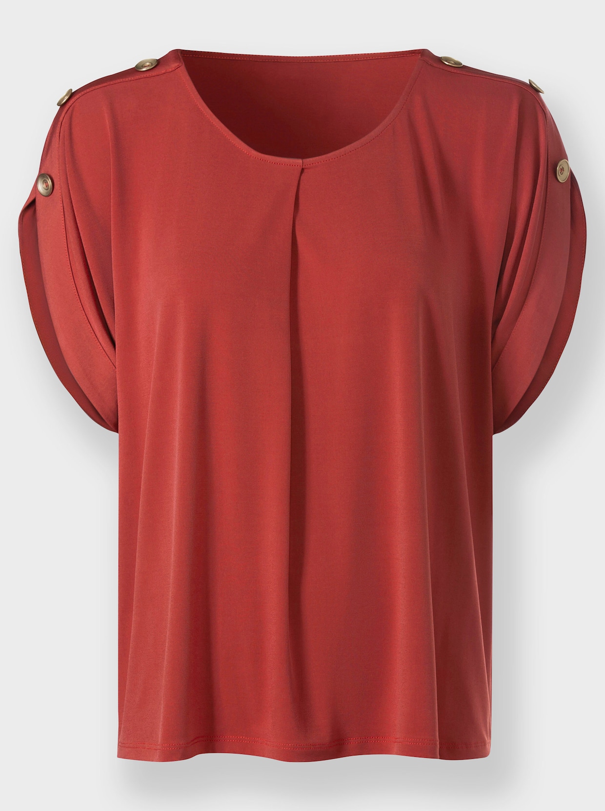 heine Shirt met korte mouwen - terra