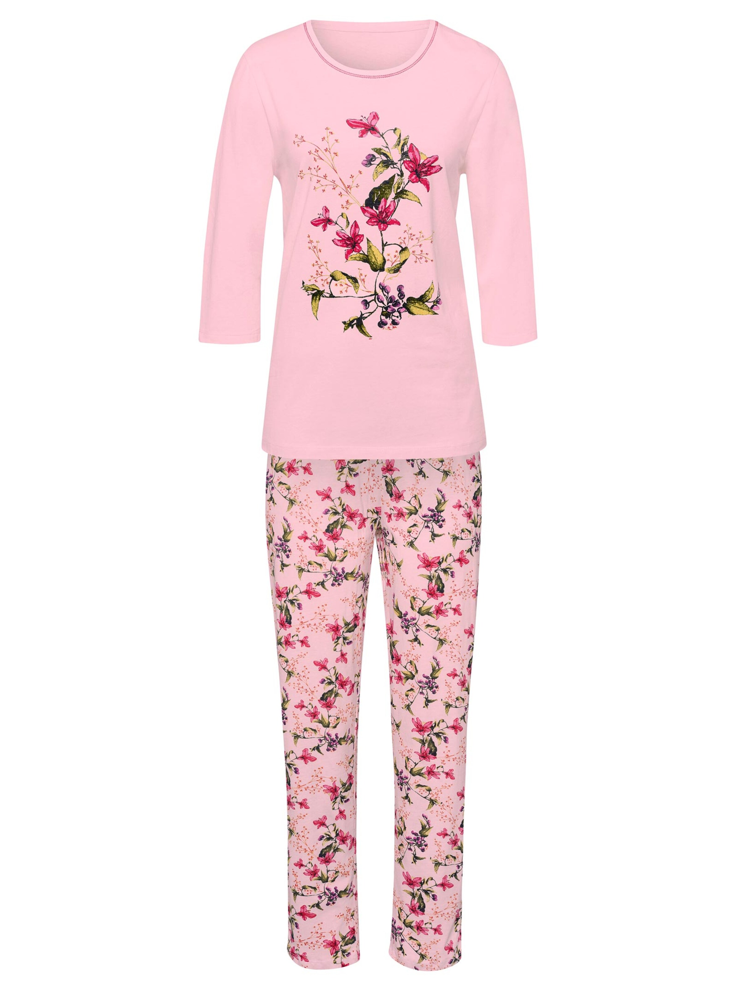Schlafanzug - rosé-bedruckt