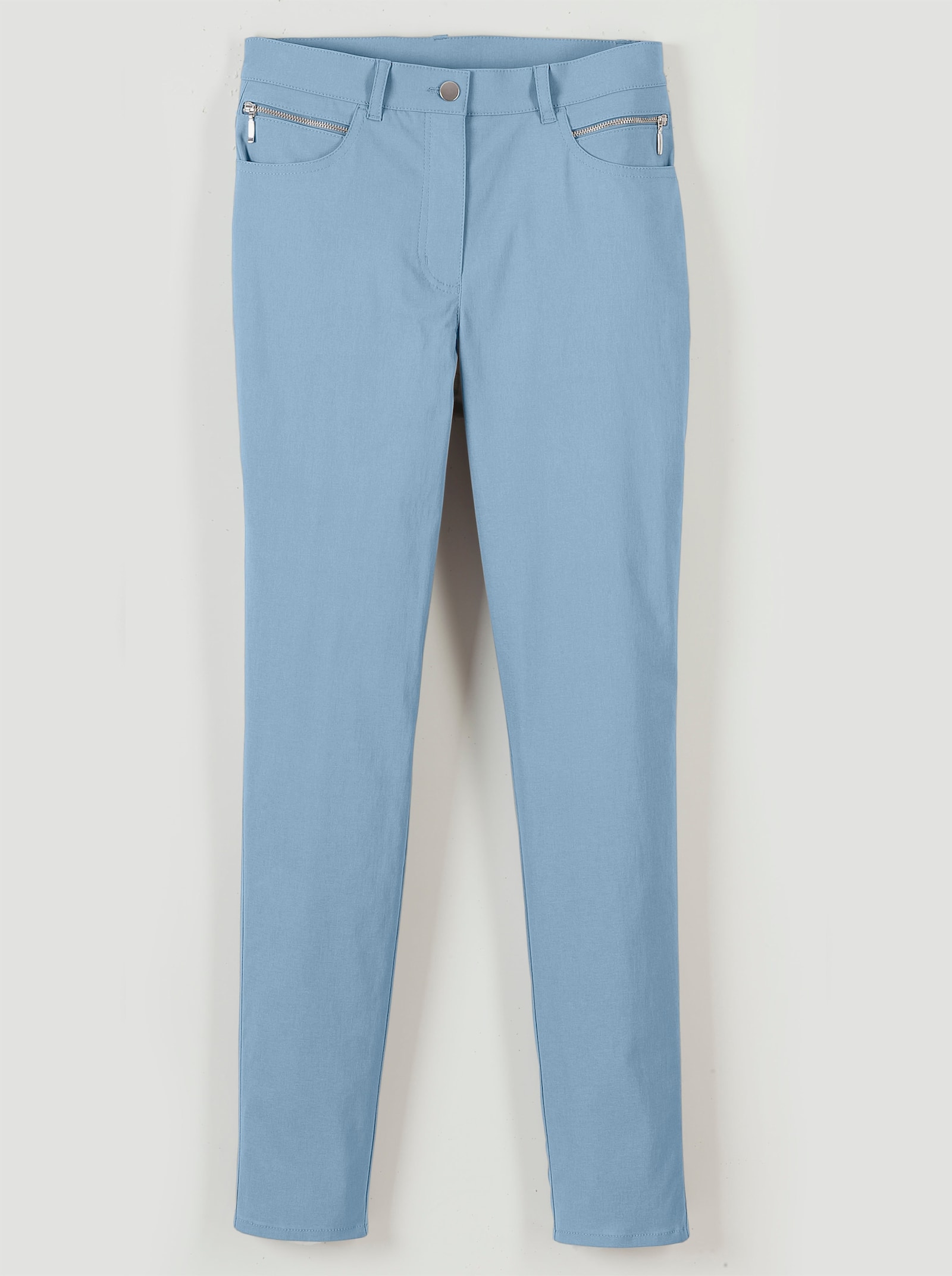 Stehmann Comfort line Stretch-Hose mit Zier-Taschen vorne - bleu