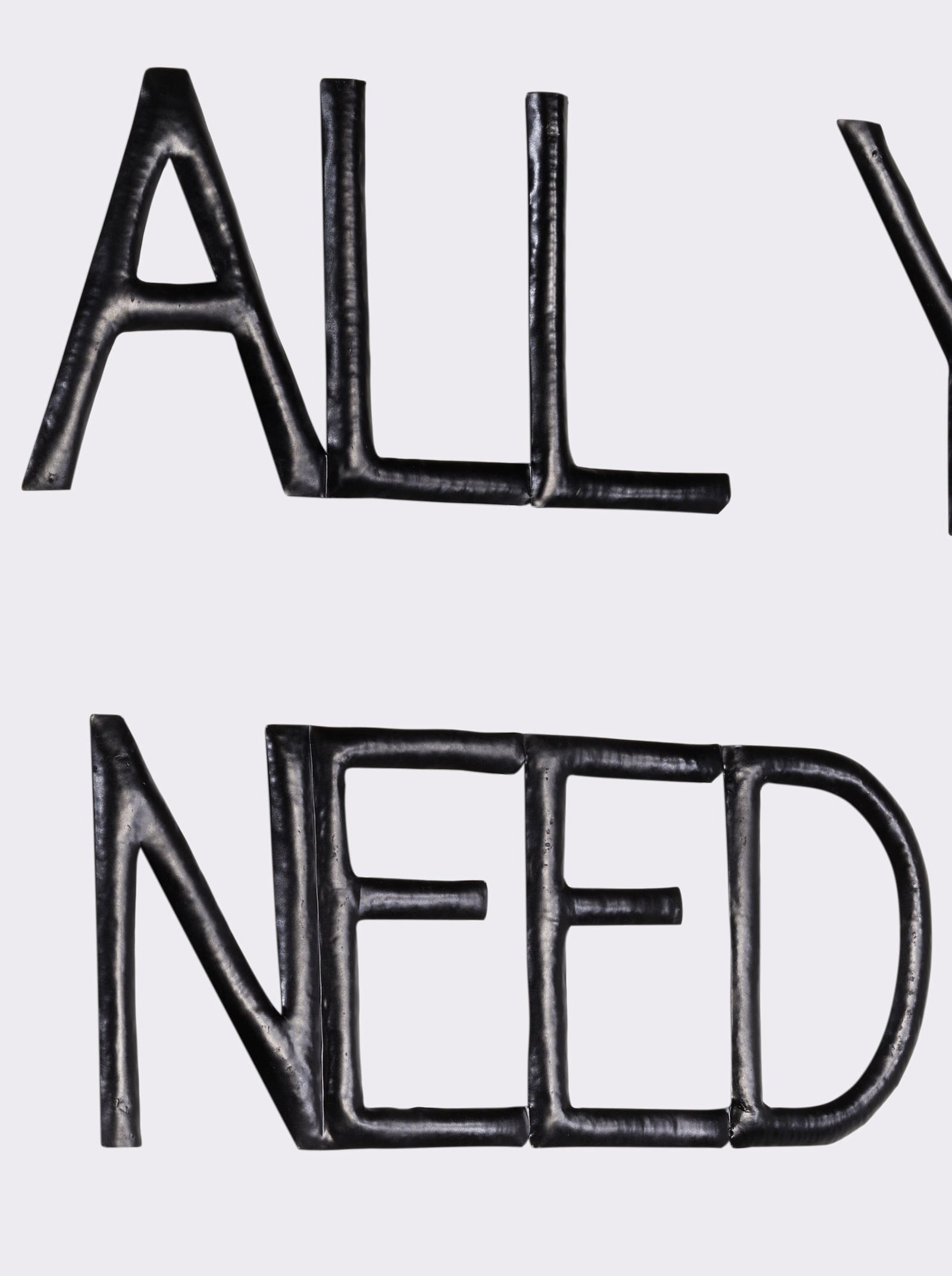 Impressionen Wanddeko - schwarz