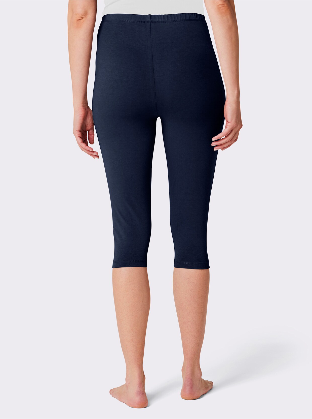 feel good Capri-Leggings - marine + traube