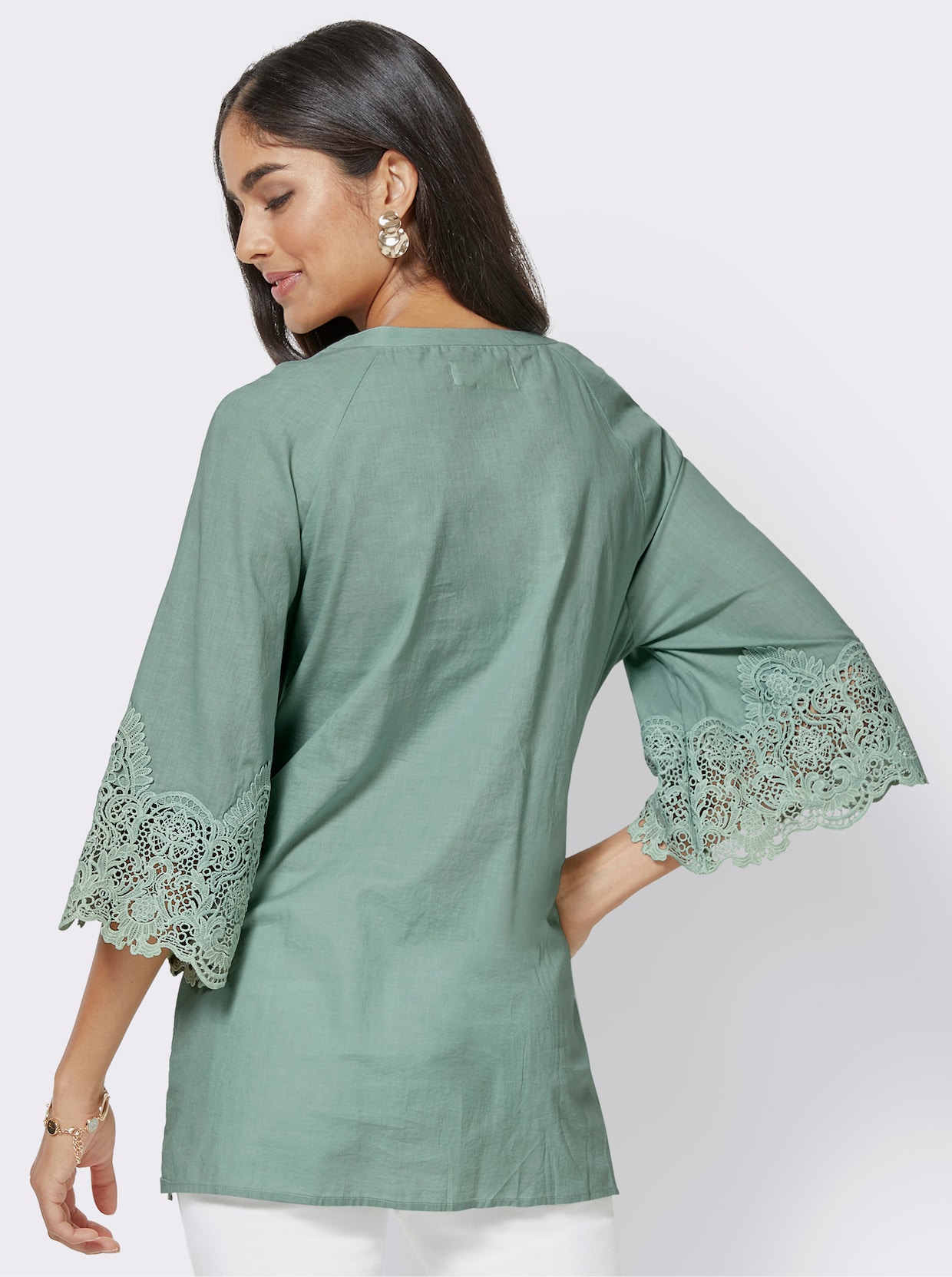 Kanten blouse - mint