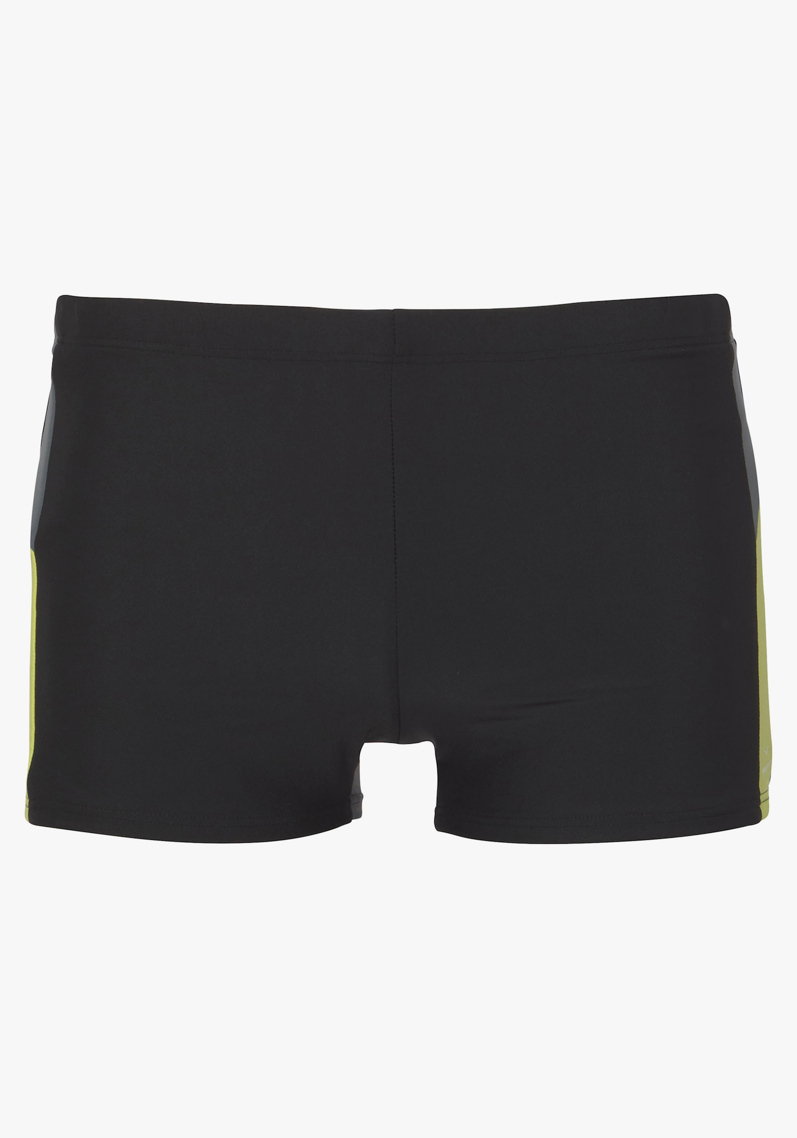 H.I.S Boxer-Badehose - schwarz-gelb