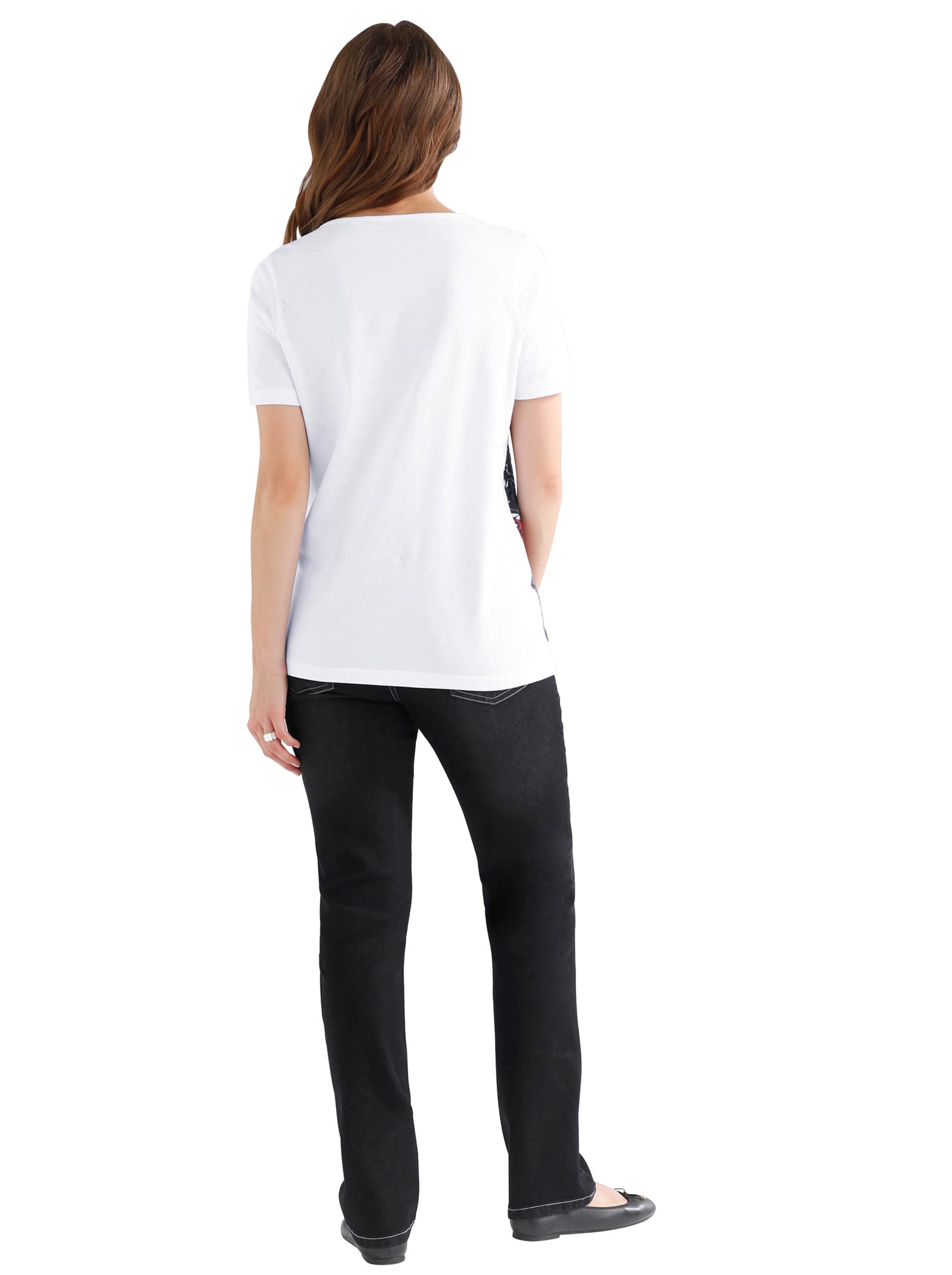 Shirt - rot-schwarz-bedruckt