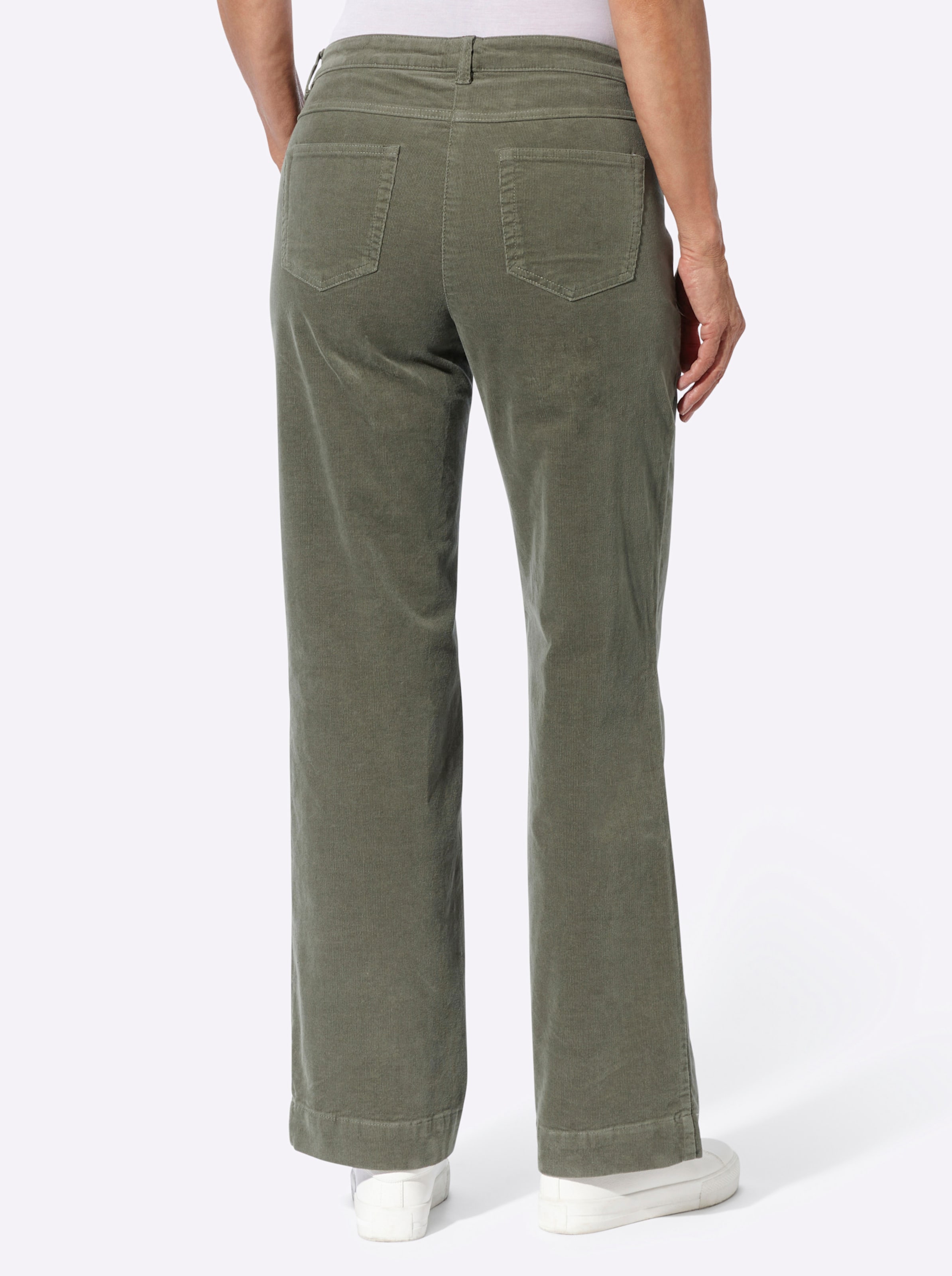 Inspirationen Damen Khaki Cordhose von Baur - Bild 4