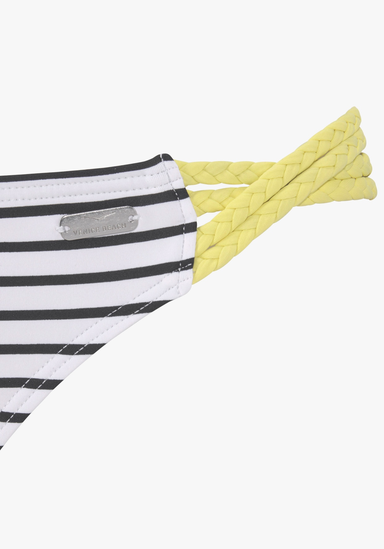 Venice Beach Bas de maillot de bain - noir-blanc-citron vert