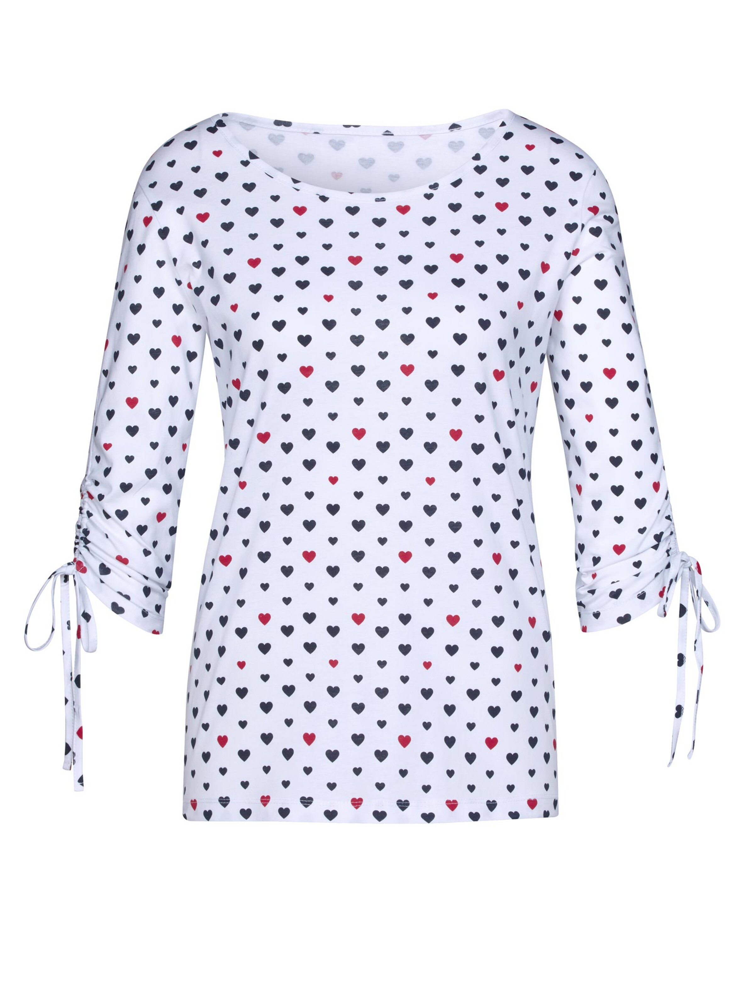 Shirt - weiß-gemustert